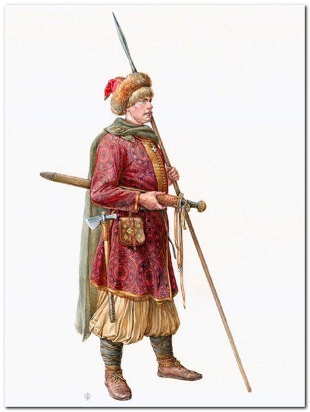 Воин дружинник в древней руси 10 век