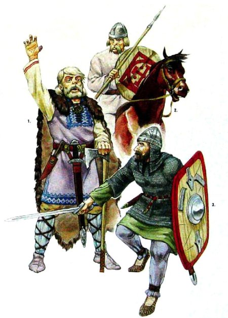 Славянские воины 6 век