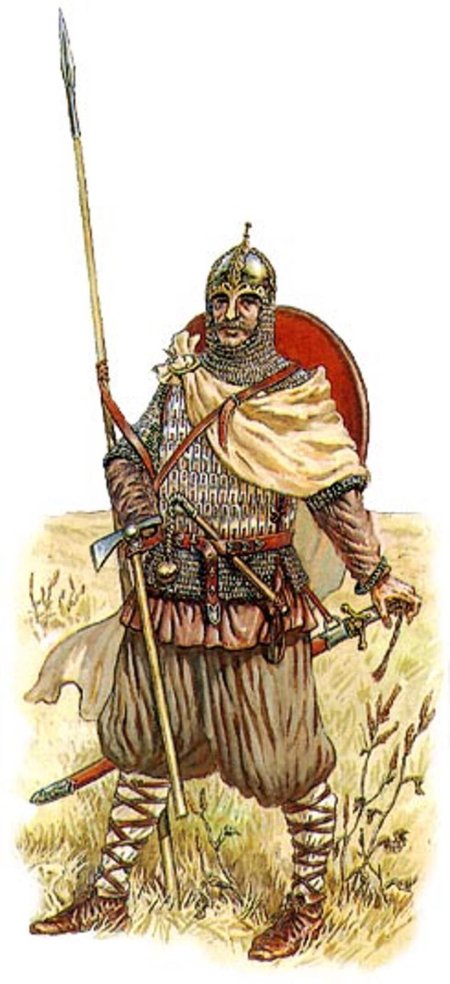 Воин дружинник в древней руси 10 век