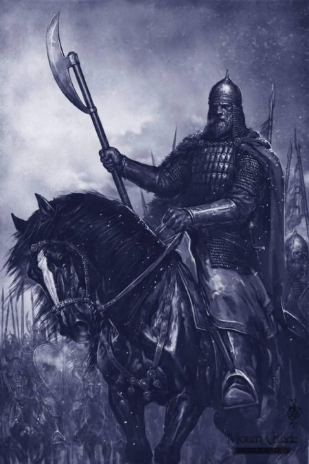 Русский воин богатырь