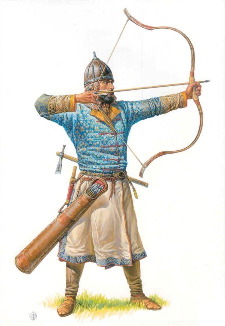 Русь 13 век лучник