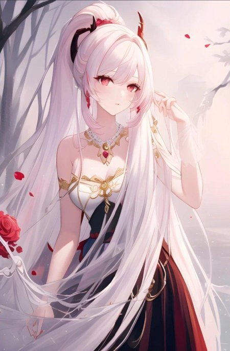 Аниме девушка красивая