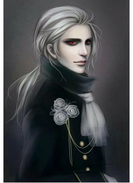 Вампир арт парень