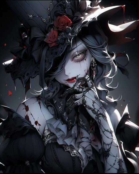 Аниме вампир