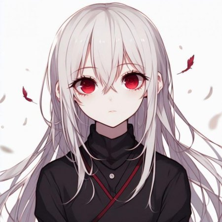 Аниме персонажи с белыми волосами