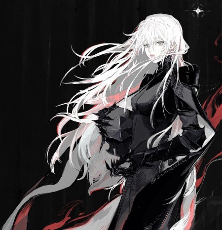 Красивая аниме девушка