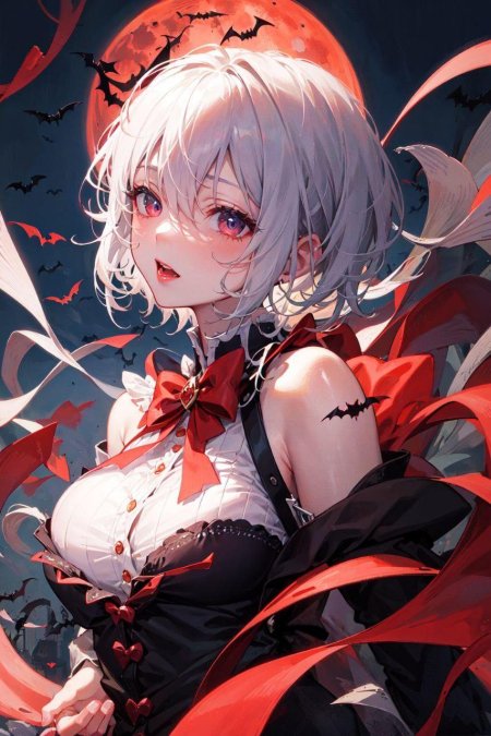 Аниме девушка вампир