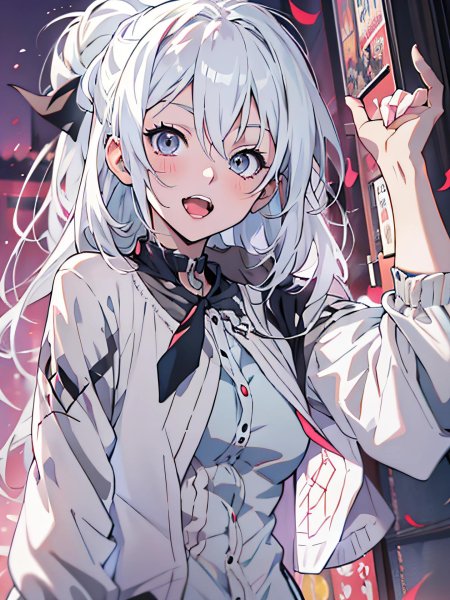 Аниме девушка вампир