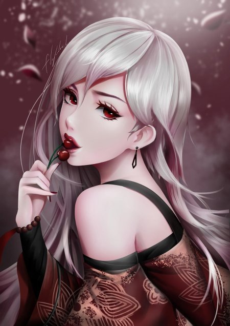 Аниме вампирша