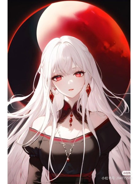 Красивая аниме девушка