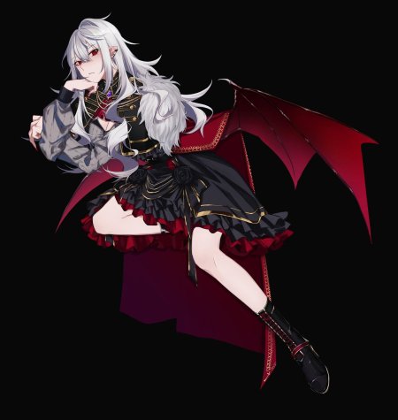 Демон аниме девушка