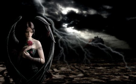 Падший ангел девушка