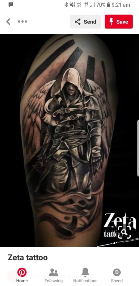 Архангел смерти азраил тату