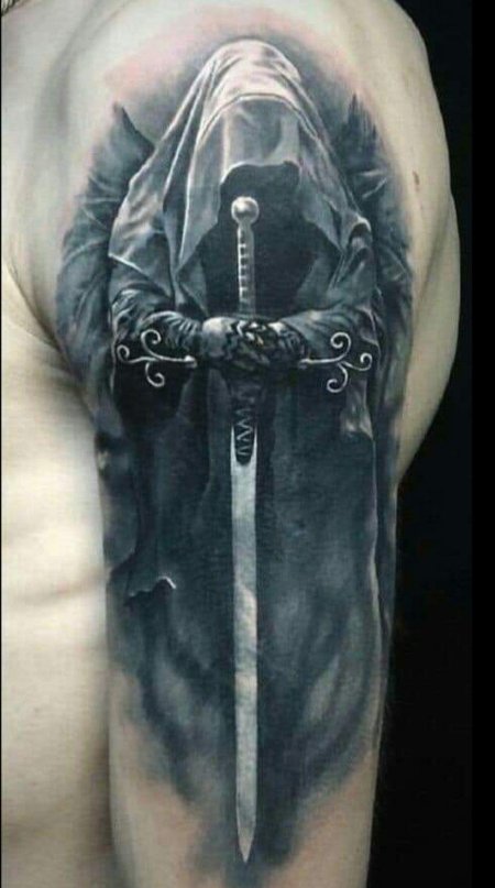 Ангел смерти азраил тату
