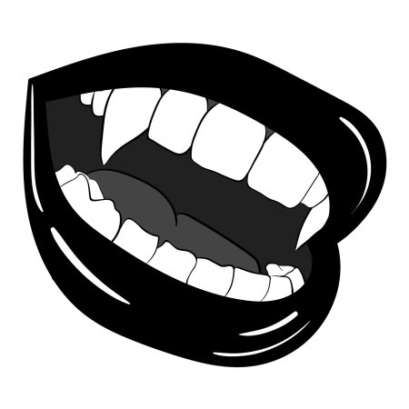 Рот рисунок