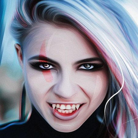 Девушка вампир