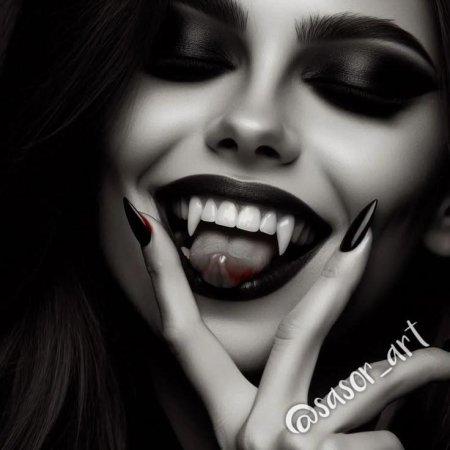 Девушка вампир