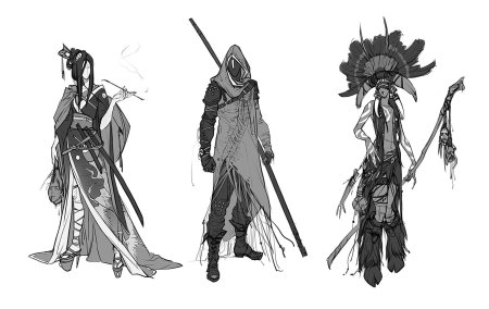 Фотобаш концепт персонаж