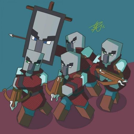 Разбойник из майнкрафта