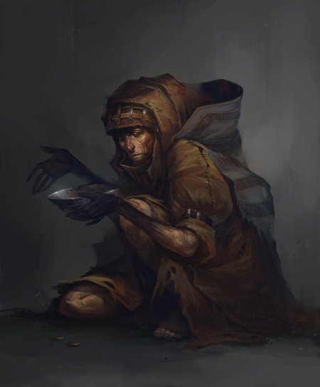 Эльф монах отшельник днд