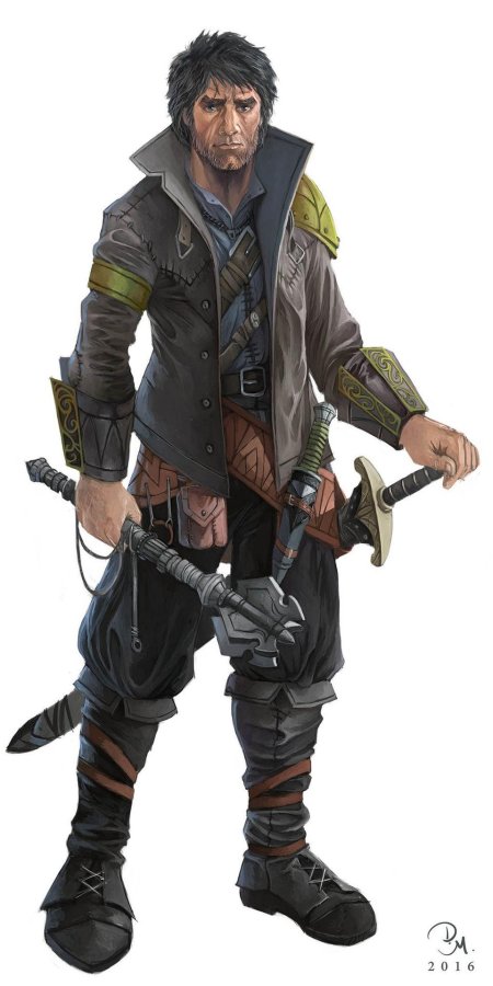 Бандит днд арт