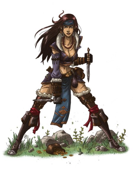 Эльф разбойник днд