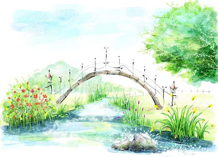 Весенние пейзажи рисунки