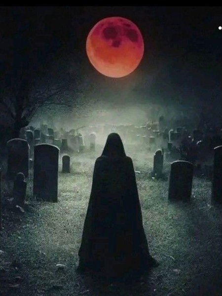 На кладбище