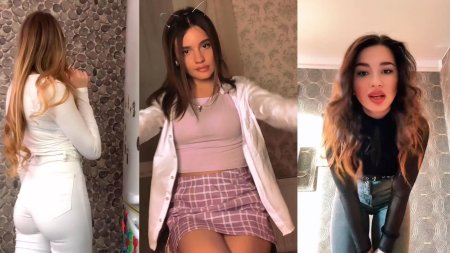 Девушка тик ток