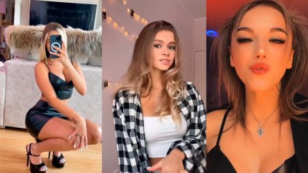 Красивая девушка из тик тока