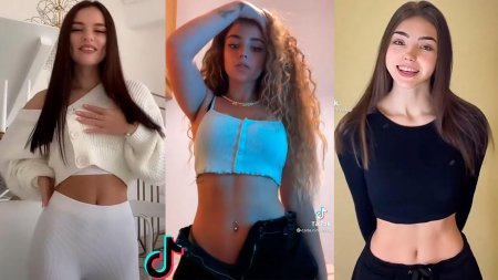 Девушка тик ток