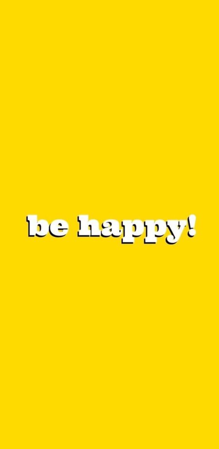 Be happy