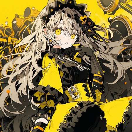 Желтое аниме