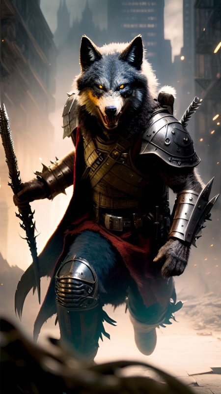 Knight wolf
