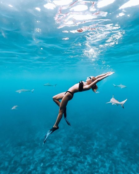 Фридайвинг девушки