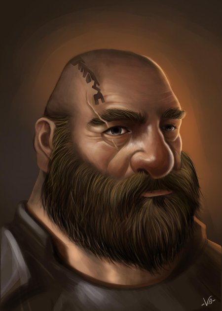 Лысый дварф