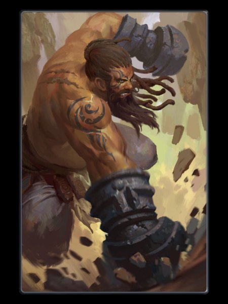 Дварф монах арт