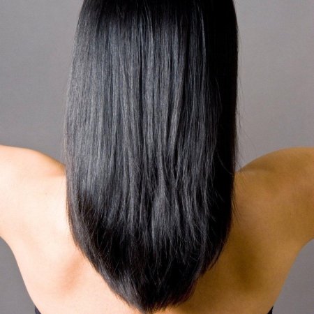 Стрижка на длинные волосы ровный срез