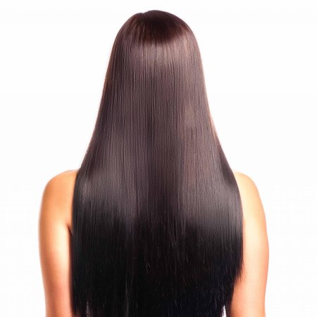 Красивые длинные волосы сзади