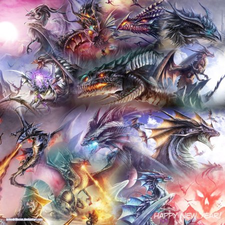 Дракон арт