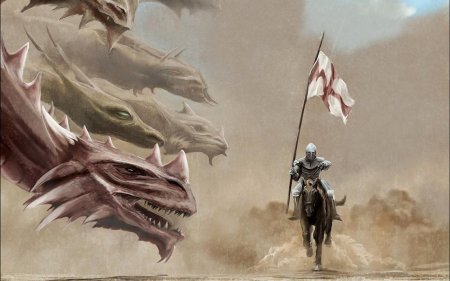 Ланселот рыцарь против дракона