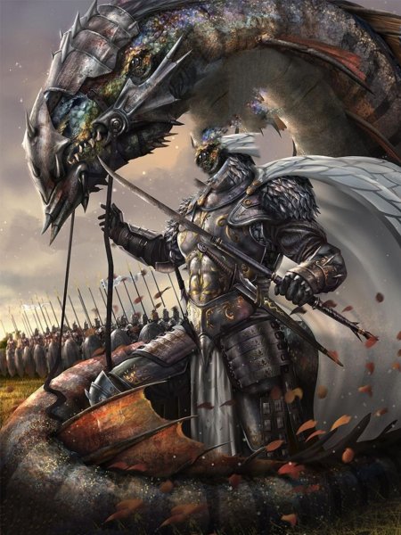 Ланселот рыцарь против дракона