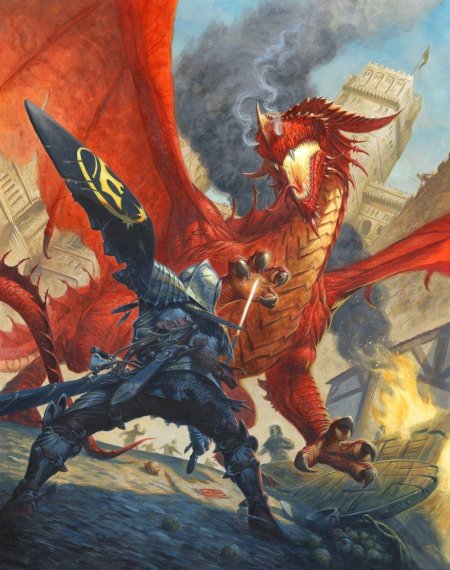 Ланселот рыцарь против дракона