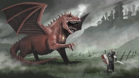 Рыцарь против дракона