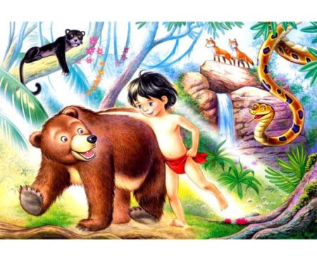 Иллюстрация к сказке маугли