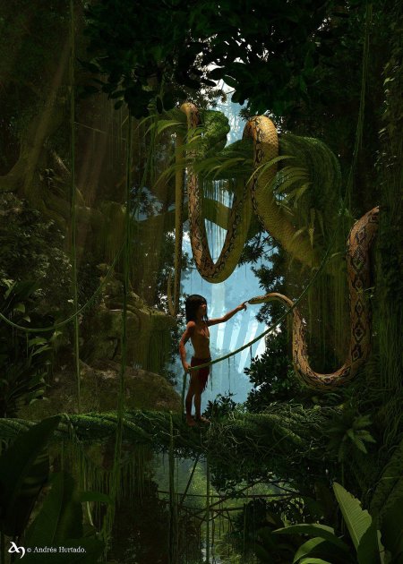 Книга джунглей 2016 каа