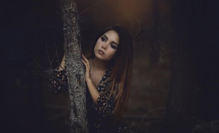 Лес девушки