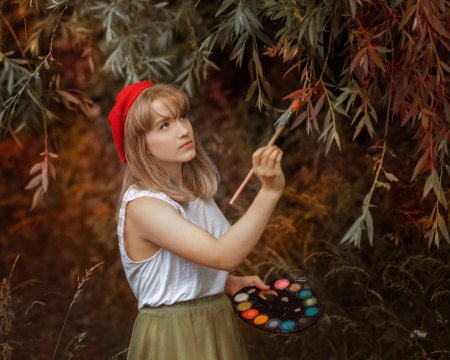 Фотосессия художник