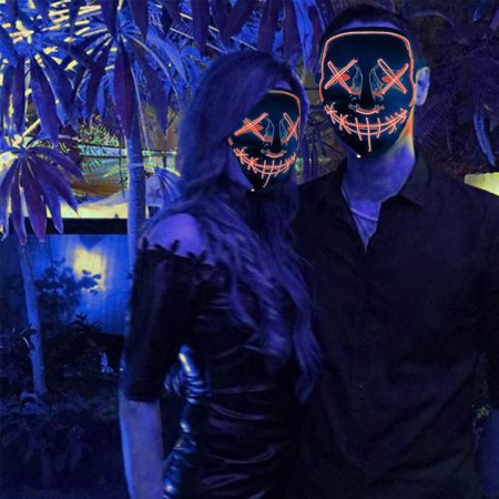 Неоновая маска судная ночь