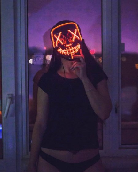 Неон маска судная ночь